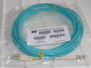 AJ837A HP Fibre Channel 15m Multi-mode OM3 LC/LC FC Cable (for 8Gb devices) AJ837A HP Fibre Channel 15m Multi-mode OM3 LC/LC FC Cable (for 8Gb devices)