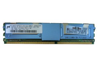 Оперативная память HP 398706-051 1GB PC2-5300F-5 DR x8, 1.80V, FBDIMM