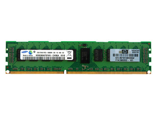 Оперативная память HP 593907-B21 2GB (1x2GB) Dual Rank x8 PC3-10600 (DDR3-1333) Registered CAS-9 Memory Kit