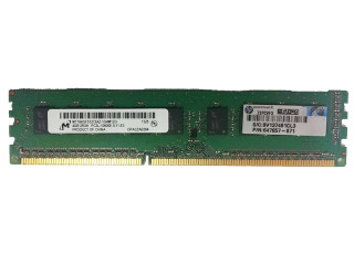 Оперативная память HP 647907-B21 4GB (1x4GB) Dual Rank x8 PC3L-10600E (DDR3-1333) Unbuffered CAS-9 Low Voltage Memory Kit